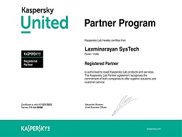 Kaspersky certificate