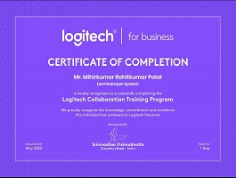 Logitech certificate