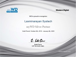 Western Digital certificate